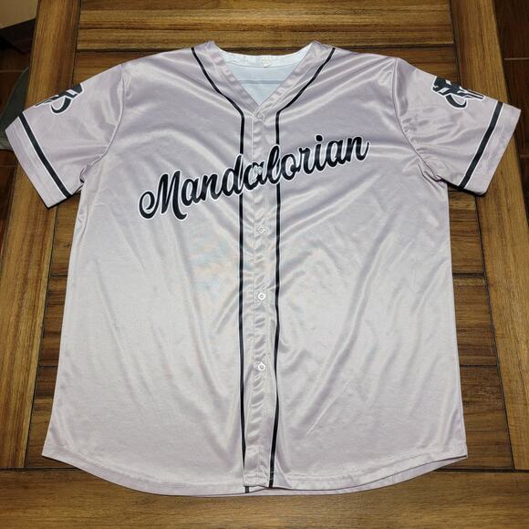 Star Wars The Mandalorian Baseball Style Jersey - Size XL - Picture 1 of 7